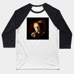 Copy of Dracula, Gary Oldman, Oil Painting, black Baseball T-Shirt